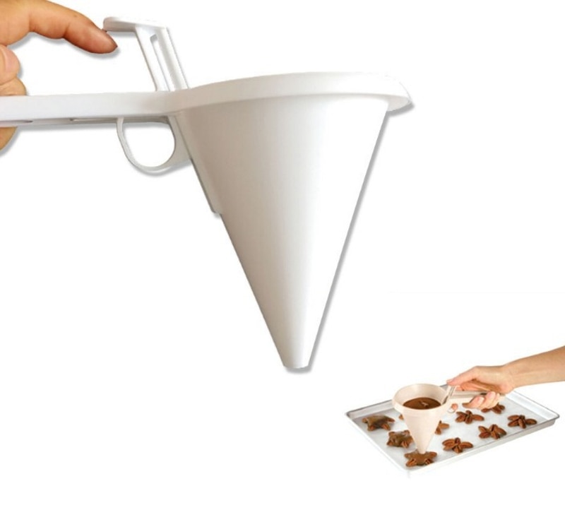 Candy Chocolate Pastry Mold Batter Dispenser Cream Pancake Funnel