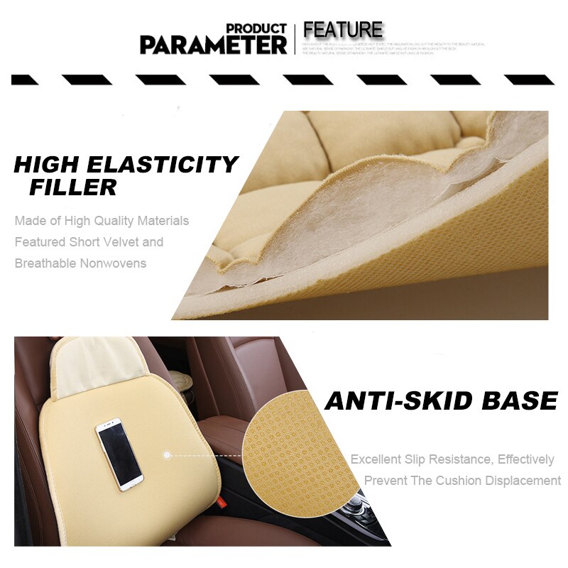 Winter Warm Car Seat Cover Cushion Universal Auto Soft Seats Cushions Automobile In Cars Chair Covers Protector Accessories