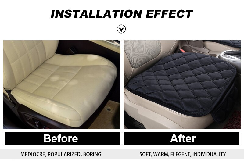 Winter Warm Car Seat Cover Cushion Universal Auto Soft Seats Cushions Automobile In Cars Chair Covers Protector Accessories