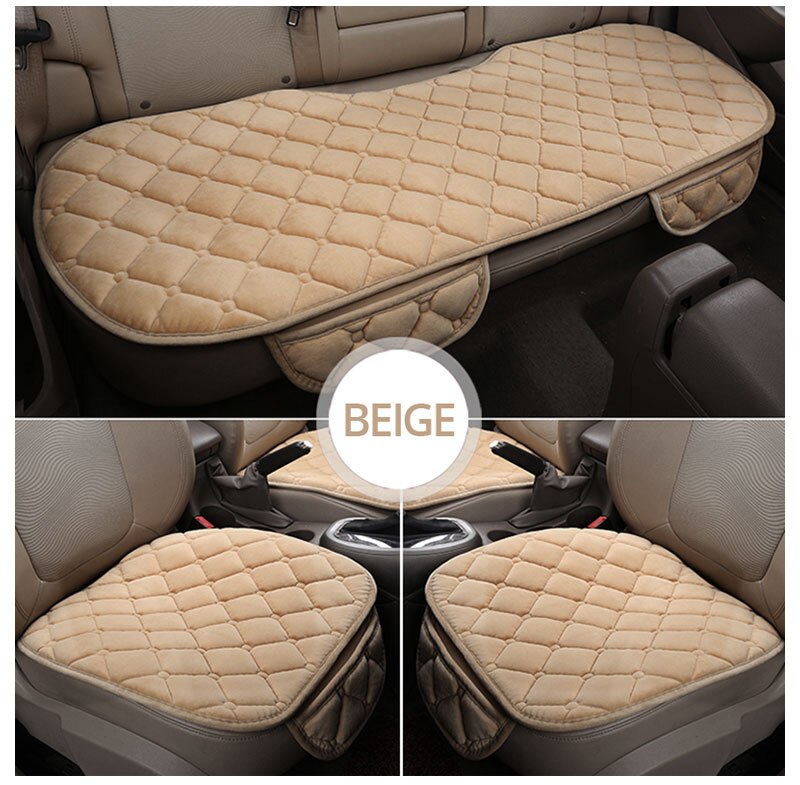 Winter Warm Car Seat Cover Cushion Universal Auto Soft Seats Cushions Automobile In Cars Chair Covers Protector Accessories