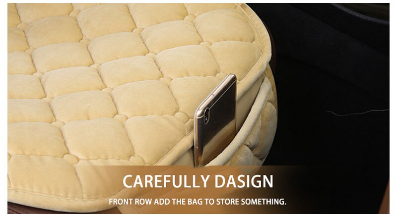 Winter Warm Car Seat Cover Cushion Universal Auto Soft Seats Cushions Automobile In Cars Chair Covers Protector Accessories