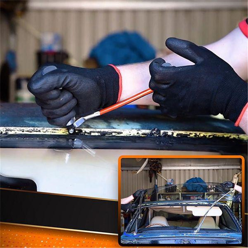 Car Windshield Remover Tool Window Glass Seal Rubber Removal Knife Repair Hand Tool Auto Windshield Cut Out Knife Tool Repair