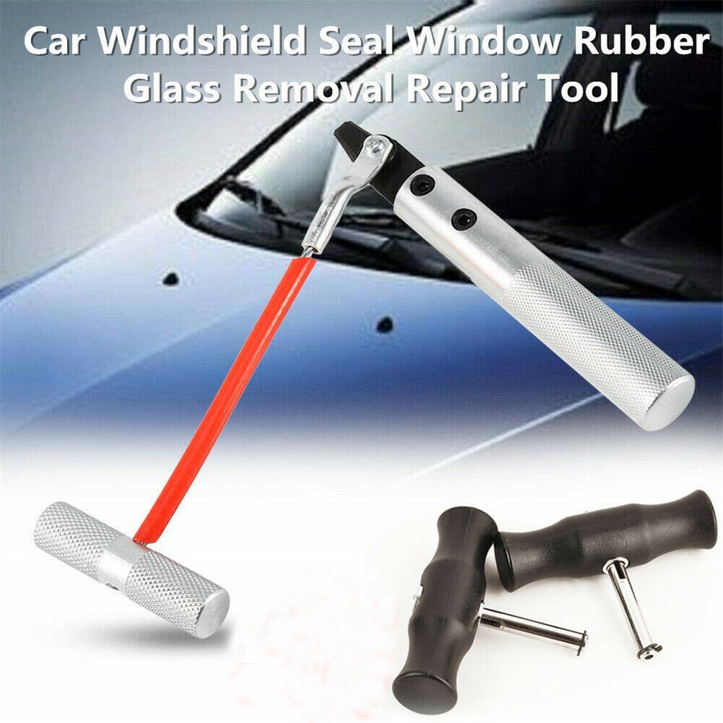 Car Windshield Remover Tool Window Glass Seal Rubber Removal Knife Repair Hand Tool Auto Windshield Cut Out Knife Tool Repair