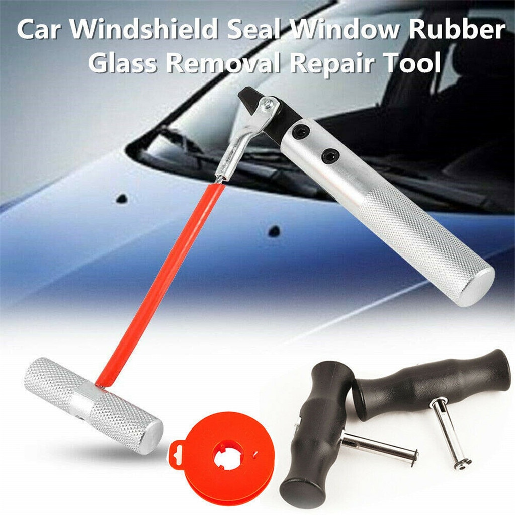 Car Windshield Remover Tool Window Glass Seal Rubber Removal Knife Repair Hand Tool Auto Windshield Cut Out Knife Tool Repair