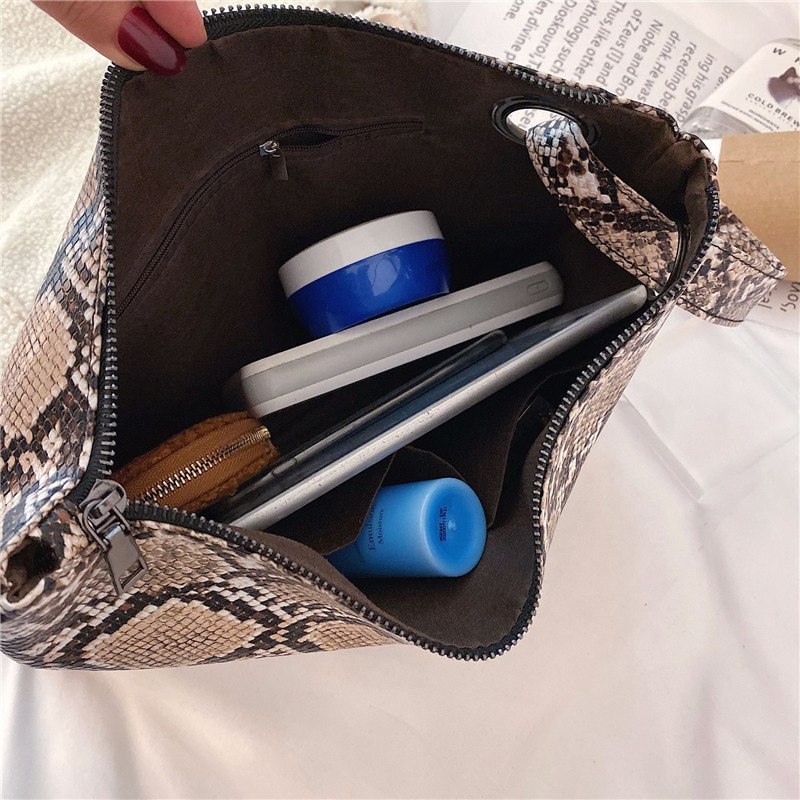 Clutch Bag Snake Women's Pouch Fashion Envelope Bag Party Evening Python Clutch Bags Purse