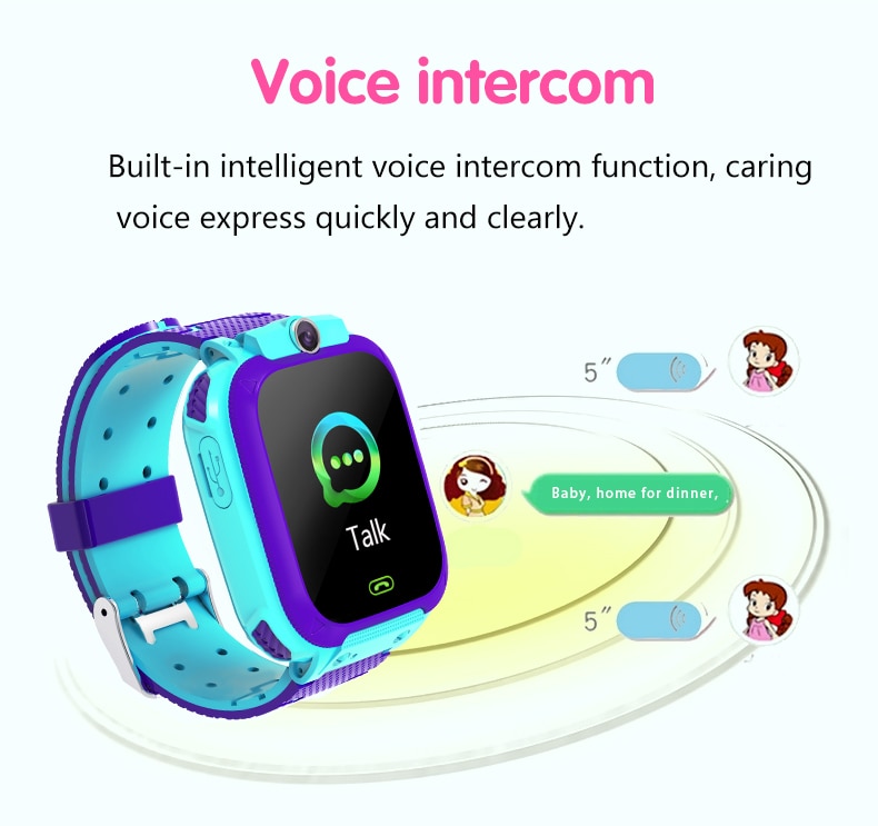 Waterproof Kids Smart Watch SOS Antil-lost Smartwatch Baby 2G SIM Card Clock Call Location Tracker Smartwatch For Kid