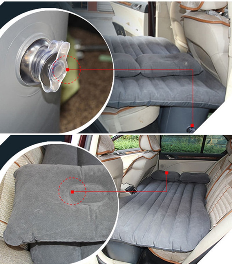 Car Air Inflatable Travel Mattress Bed Universal for Back Seat Multi functional Sofa Pillow Outdoor Camping Mat Cushion