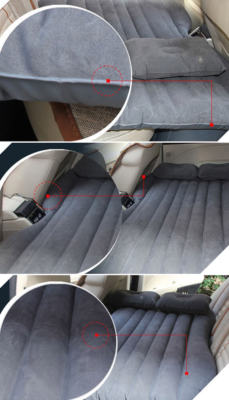 Car Air Inflatable Travel Mattress Bed Universal for Back Seat Multi functional Sofa Pillow Outdoor Camping Mat Cushion