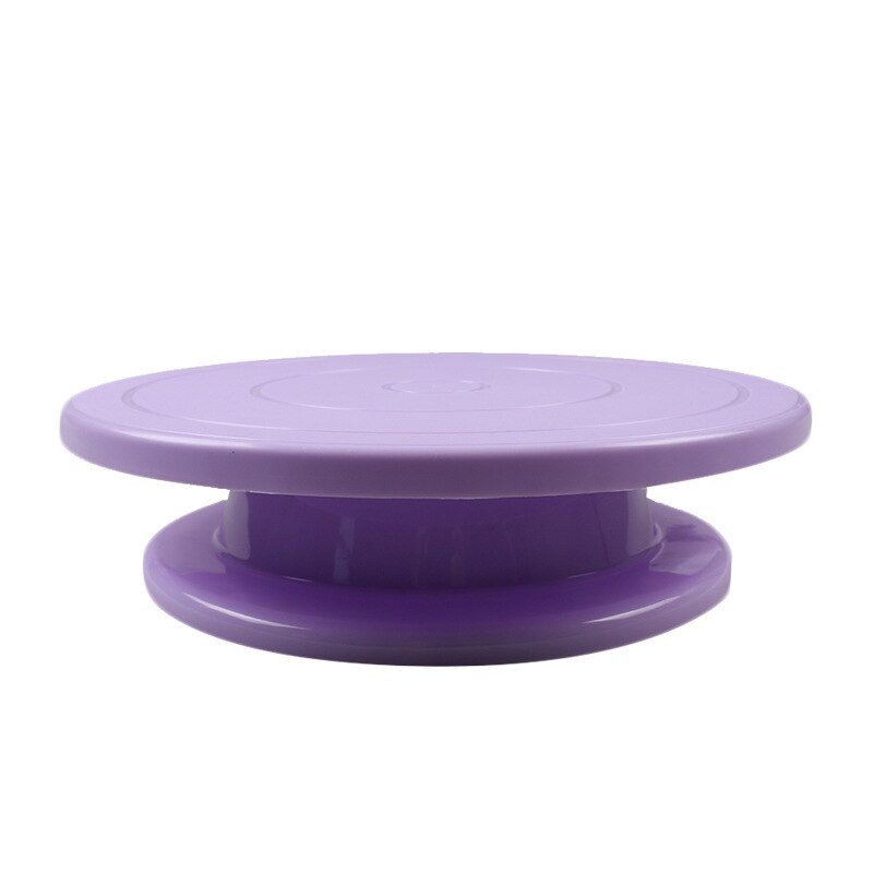 Plastic Cake Plate Turntable Rotating Anti-skid Round Cake Stand Cake Decorating Rotary Table Kitchen DIY Pan Baking Tool