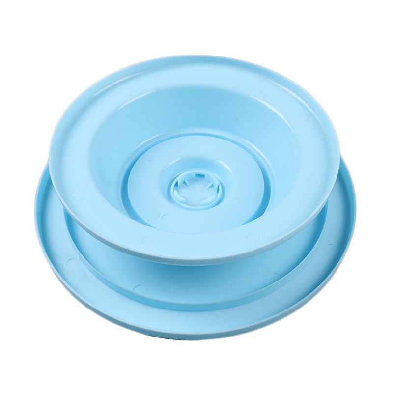 Plastic Cake Plate Turntable Rotating Anti-skid Round Cake Stand Cake Decorating Rotary Table Kitchen DIY Pan Baking Tool
