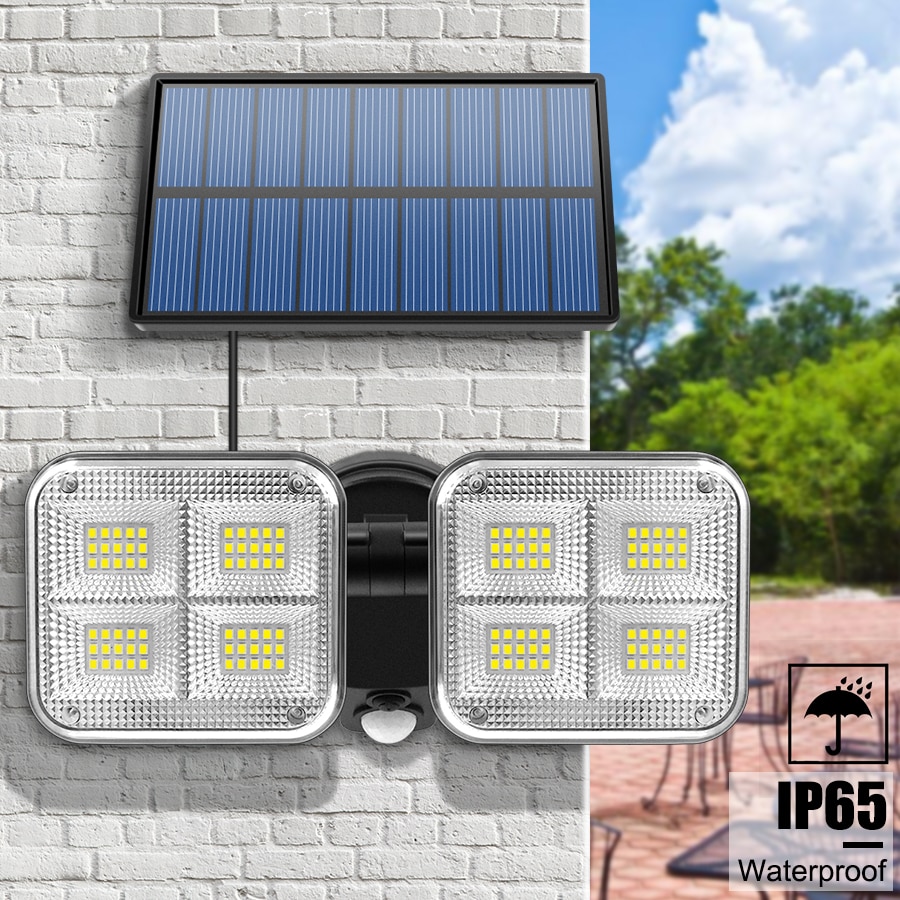 Super Bright Solar Lights 120led IP65 Waterproof Outdoor Indoor Solar Lamp With Adjustable Head Wide Lighting Angle Super Bright Solar Lights 120led IP65 Waterproof Outdoor Indoor Solar Lamp With Adjustable Head Wide Lighting Angle