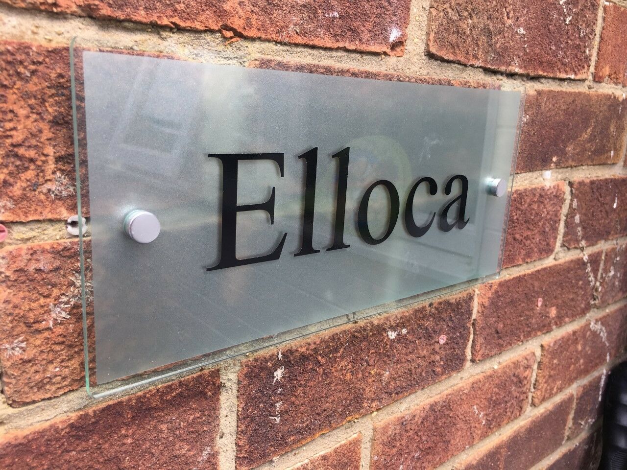 Customize MODERN HOUSE SIGN PLAQUE DOOR NUMBER STREET GLASS EFFECT ACRYLIC HOUSE NAME