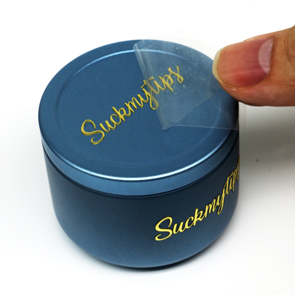 Gold Shiny Metal Label 3D Transfer Label Waterproof Personalise Logo Stickers