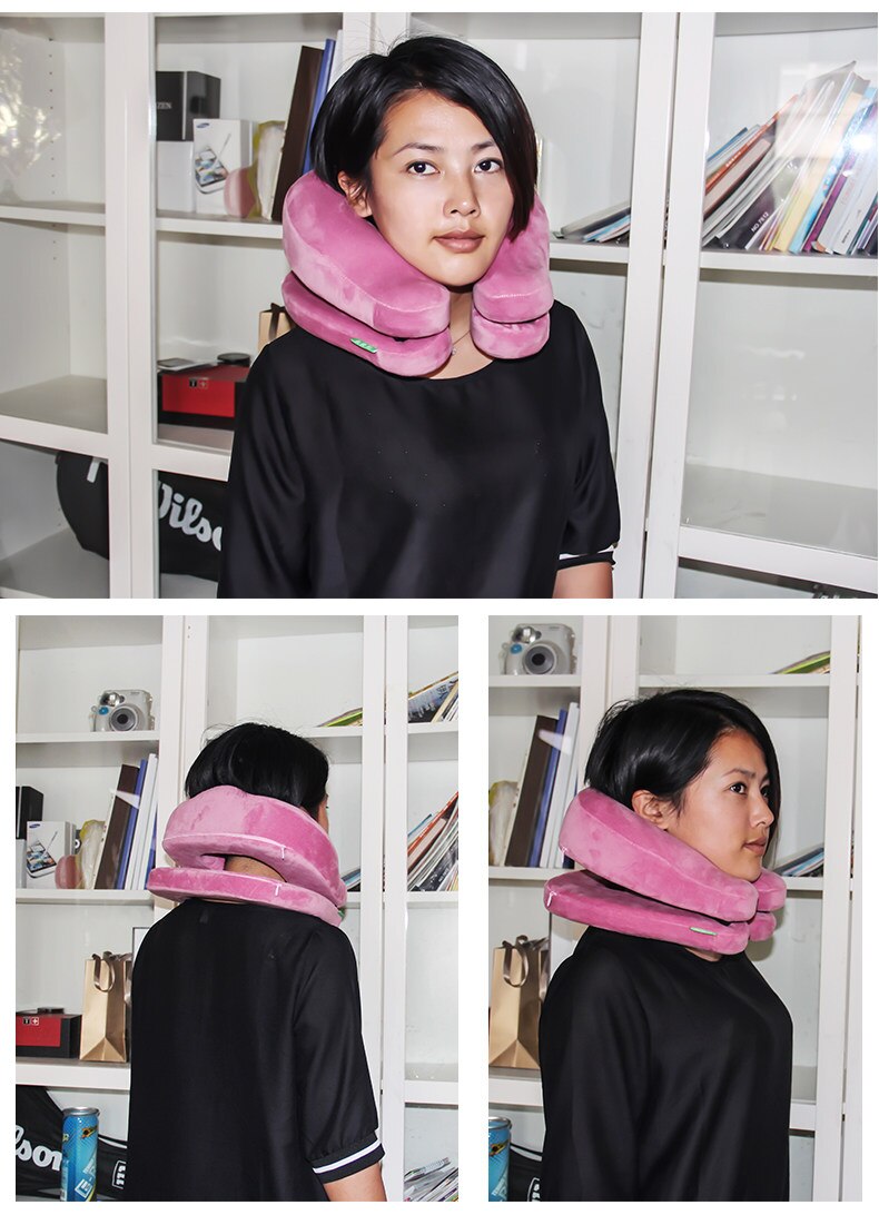 Neck Support Pillow Multifunctional Folding Travel Pillow for Sleeping Neck Pillows
