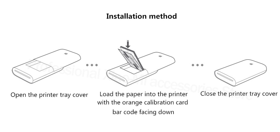 Original Xiaomi ZINK Pocket Printer Paper Self-adhesive Photo Print 10/20/50 Sheets For Xiaomi 3-inch Mini Pocket Photo Printer