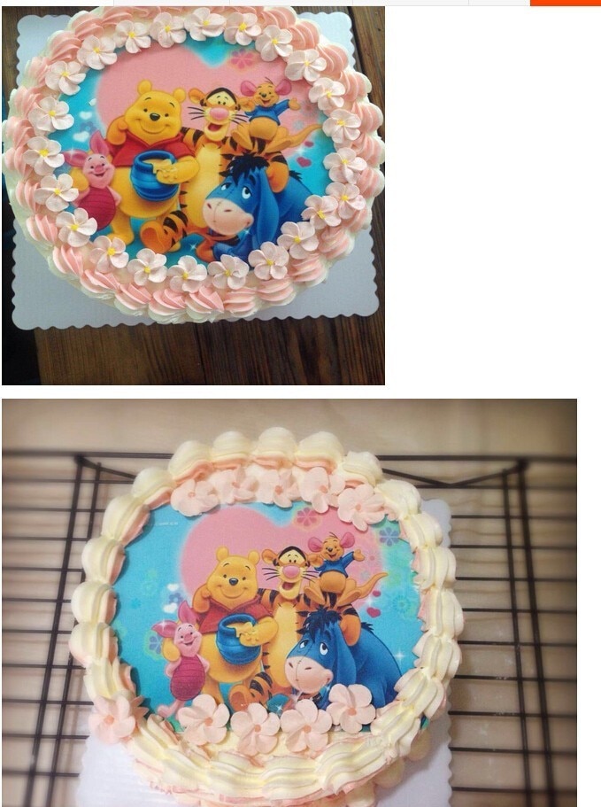 edible rice paper for cakes lollipop icecream chocolate food printing and decoration