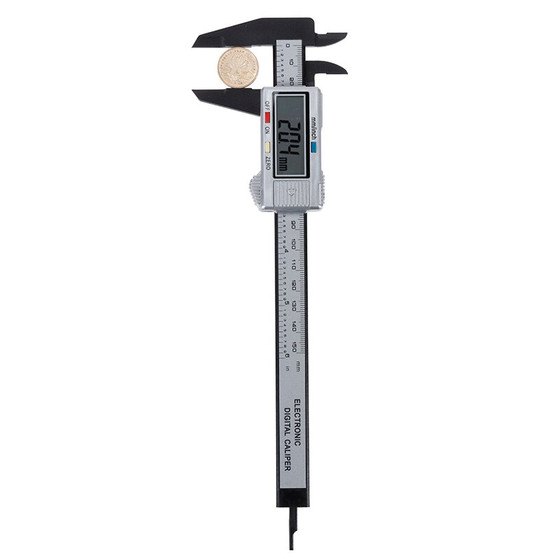 Measuring Tool Stainless Steel Digital Caliper 150mm 6 inch Digital Electronic Carbon Fiber Vernier Caliper Gauge Micrometer
