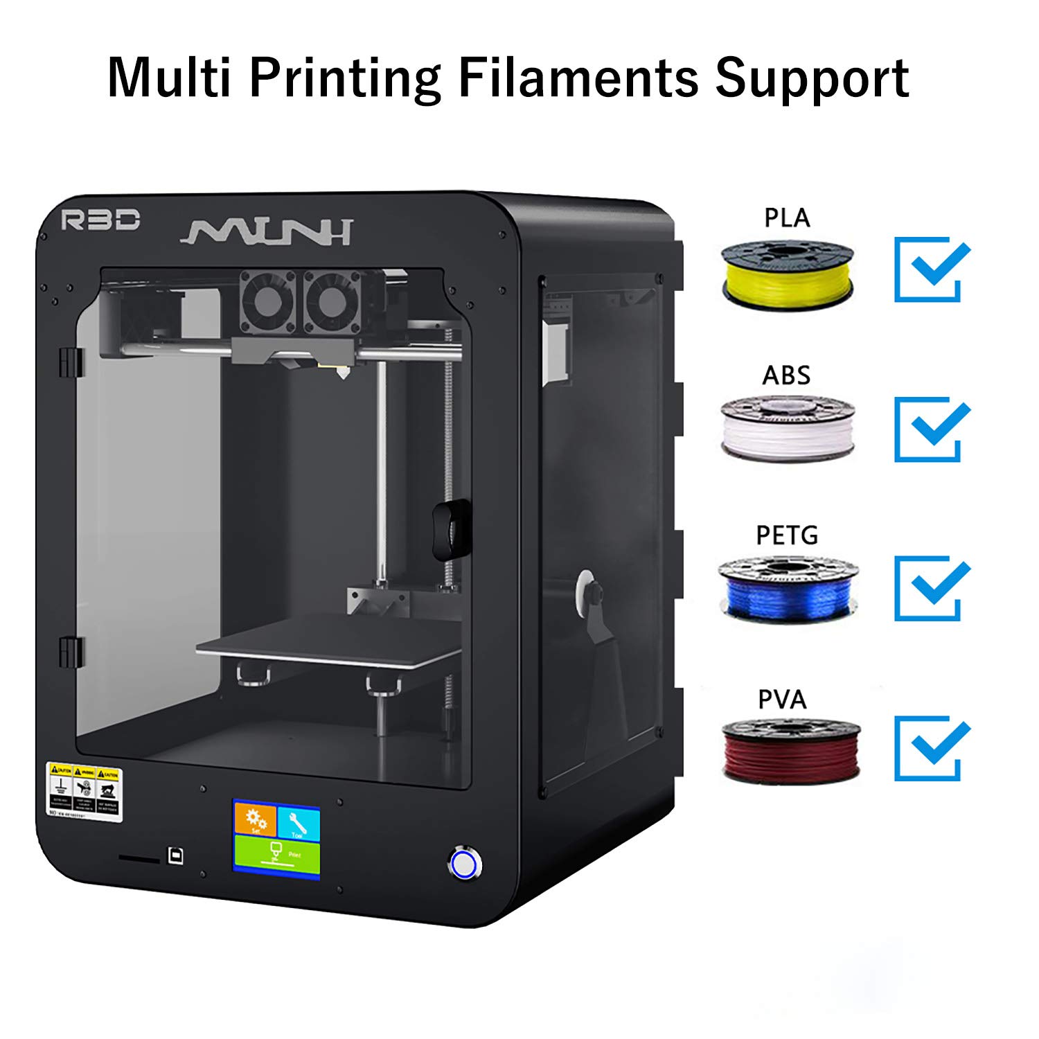 Newest Design Createbot Mini High Precison DIY 3D Printer With All-Metal Enclosed Desktop FDM Size 325*303*428mm