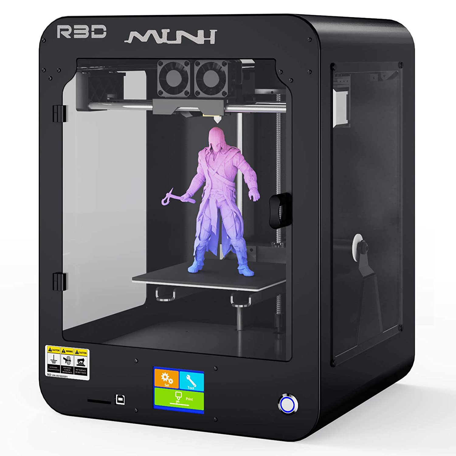 Newest Design Createbot Mini High Precison DIY 3D Printer With All-Metal Enclosed Desktop FDM Size 325*303*428mm