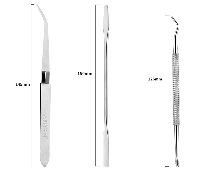Multi-Type Rainbow Stainless Steel Nail Art Tools Cuticle Pusher Dead Skin Fork Gel Remover Nipper Tweezer Pedicure Manicure Set