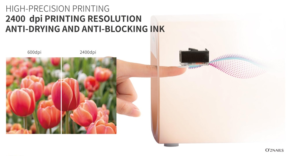 Portable Nail Printer Mobile Nail Printer Nail Art Equipment Printing Machine for Home Usage Nail Salon