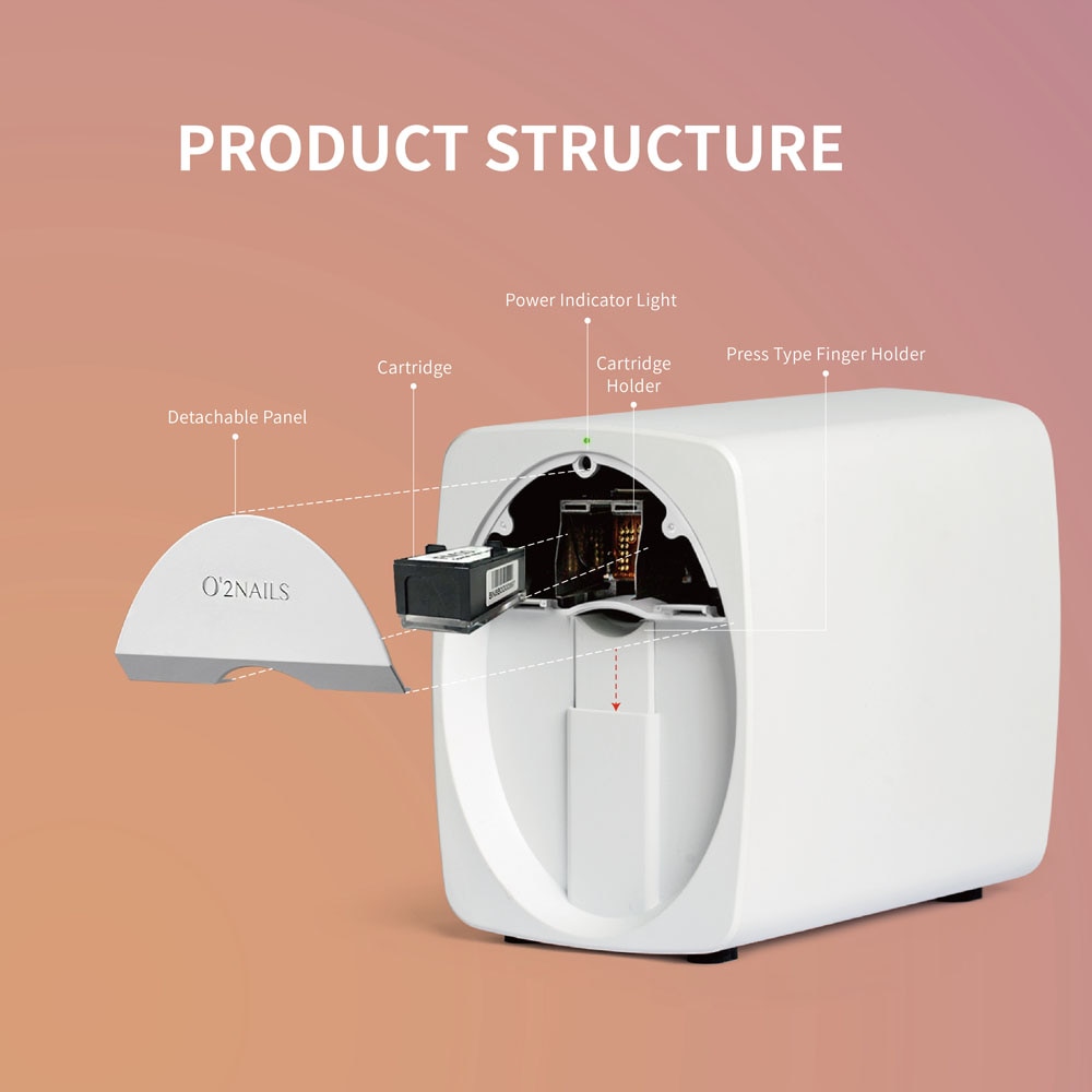 Portable Nail Printer Mobile Nail Printer Nail Art Equipment Printing Machine for Home Usage Nail Salon