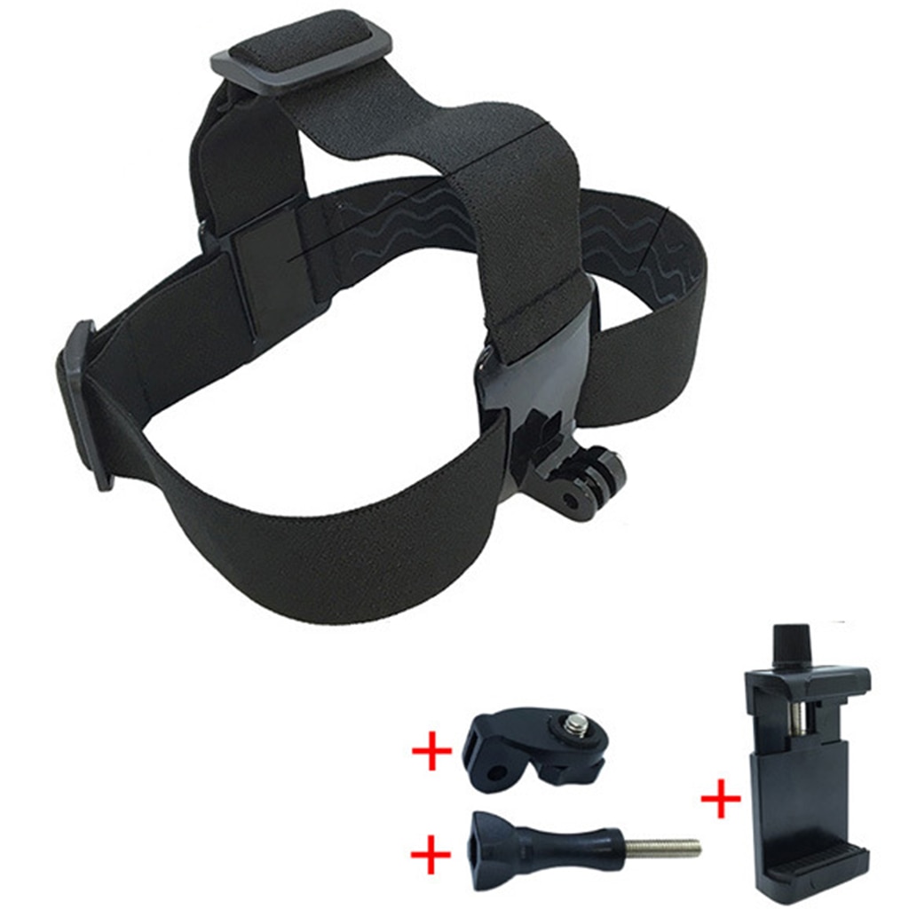 Phone Head Mount GoPro Strap for iPhone, Samsung Galaxy, & Note All Smartphones universal adapter connect the clip chest strap