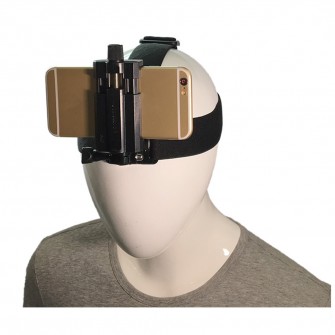 Phone Head Mount GoPro Strap for iPhone, Samsung Galaxy, & Note All Smartphones universal adapter connect the clip chest strap