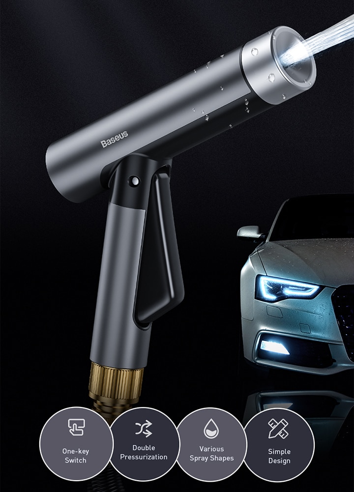 Car Washing Gun Sprayer Nozzle Magic Flexible Hose Car Water Gun High Pressure Power Washer Garden Water Jet