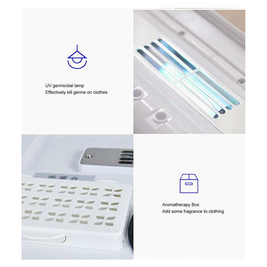 Collapsible Portable Clothes Dryer Full Automatic UV Iron Steam Ironing Machine Multifunction Household Appliances