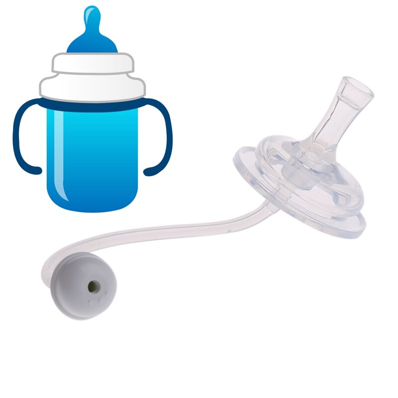 Baby Bottle Straw Cup Straw Accessories Replacement Wide Mouth Caliber Silicone Feeding Accessories