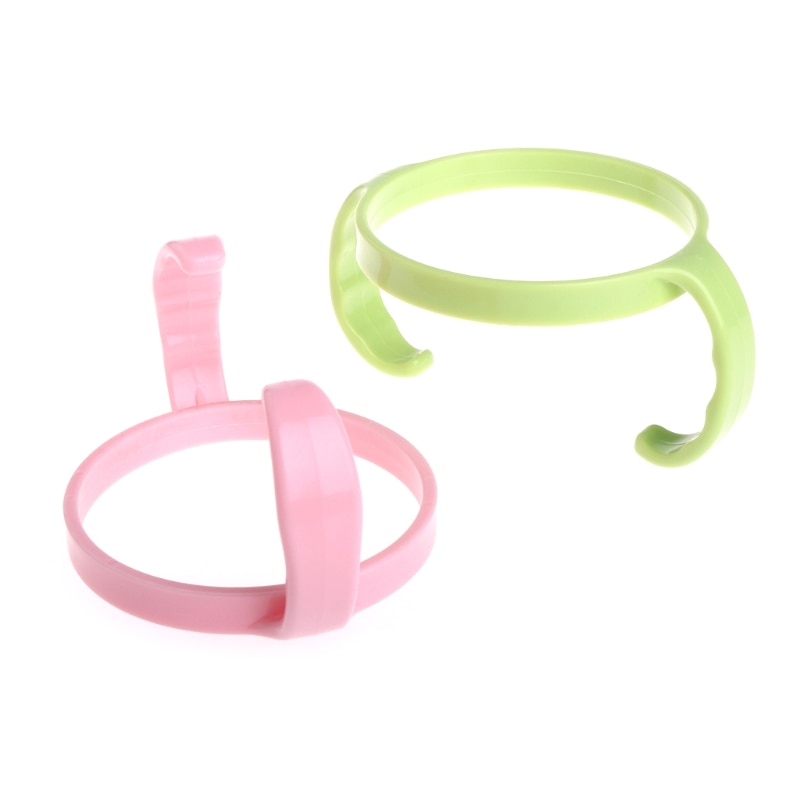Baby Feeding Bottle Trainer Easy Grip Plastic Handles Holder for Comotomo