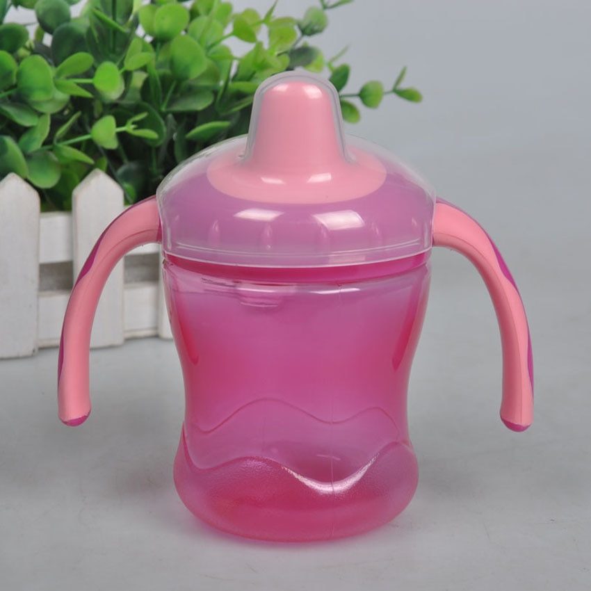 Baby Feeding Bottle Kids Water Milk Bottle Soft Mouth Duckbill Sippy Infant Training Baby feeding Bottles Cups for Babies