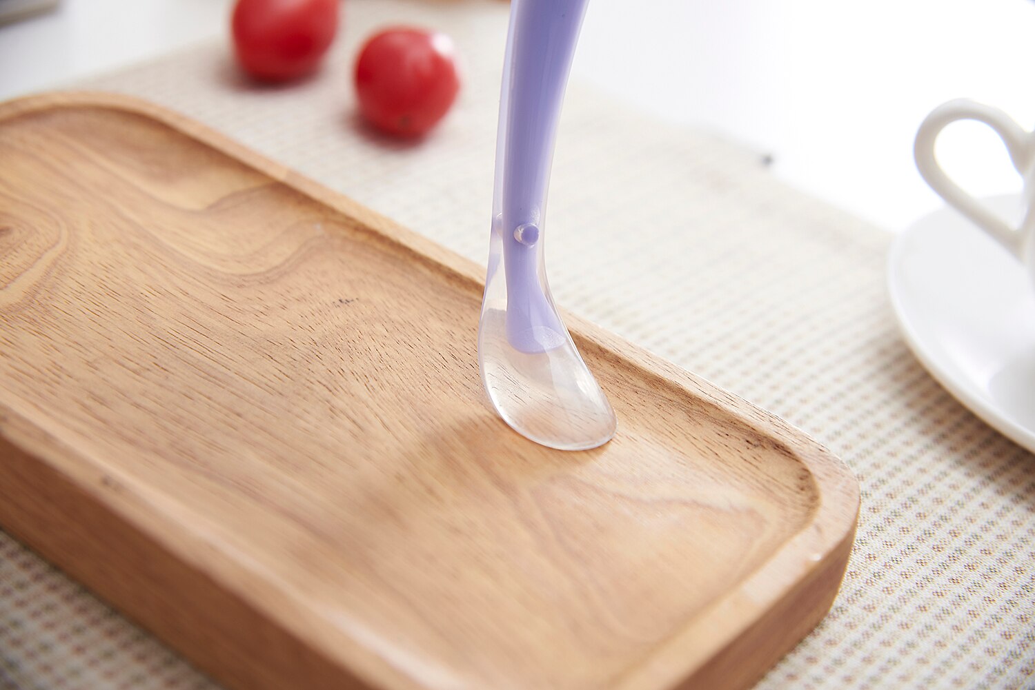 Safe Food Grade Silicone Baby Spoons Feeding Dishes Tableware For Children Flatware Cutlery Soup Ladle