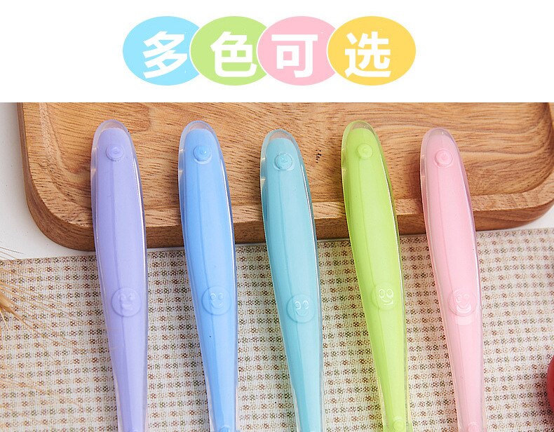 Safe Food Grade Silicone Baby Spoons Feeding Dishes Tableware For Children Flatware Cutlery Soup Ladle