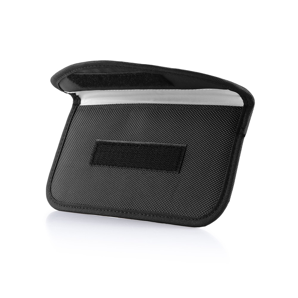 Black Oxford Cloth Car Key Signal Blocker Case Faraday Bag Signal Blocking Shield For Car Keys Blocking Wifi/GSM/LTE/NFC