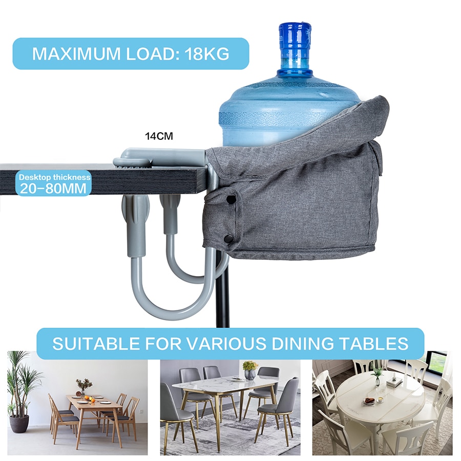 Orzbow Portable Baby Highchair Foldable Feeding Chair Seat Booster Safety Belt Dinning Hook-on Chair Harness Baby Seat For Table