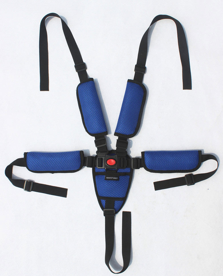 Adjustable Five-point Baby Seat belt For Baby stroller pram Highchair Dinning Chair Kid Infant Harness Fixed Belt Security Strap