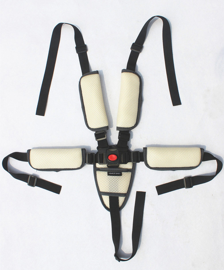 Adjustable Five-point Baby Seat belt For Baby stroller pram Highchair Dinning Chair Kid Infant Harness Fixed Belt Security Strap
