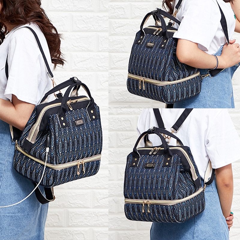 Diaper Bag Mummy Maternity Bags For Baby Stuff Small Baby Nappy Changing Backpack For Moms Travel Women Bag Stroller Organizer