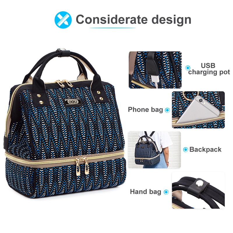 Diaper Bag Mummy Maternity Bags For Baby Stuff Small Baby Nappy Changing Backpack For Moms Travel Women Bag Stroller Organizer