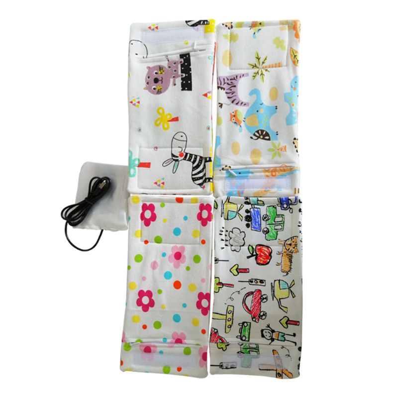 USB Charging Newborn Baby Bottle Warmer Portable Outdoor Infant Milk Feeding Bottle Heated Cover Baby Nursing Insulated Bag Care