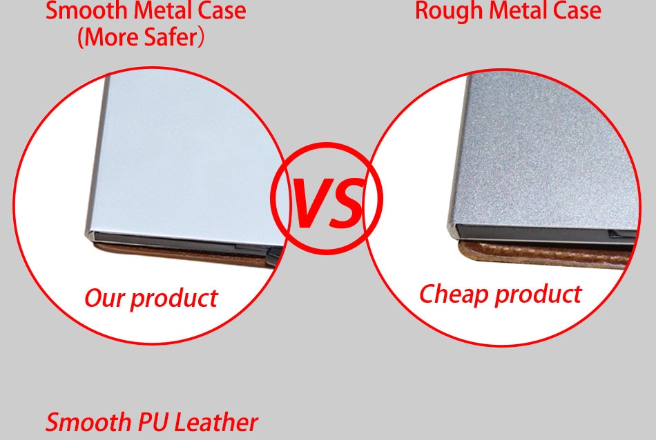 Carbon Fiber Anti Rfid Credit Card Holder Mens Double Cardholder Case Wallet Metal Business Bank Creditcard Minimalist Wallet