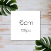 6cm-108pcs