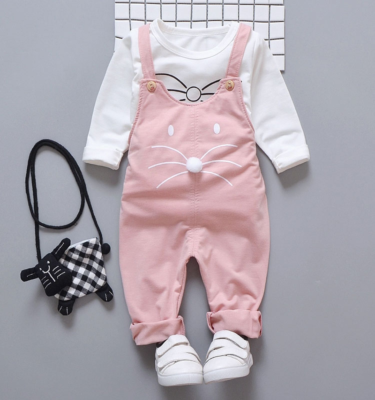 newborn baby girls clothes sets fashion suit T-shirt + pants suit baby girls outside wear  sports suit clothing sets