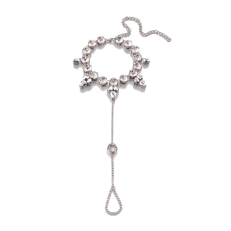 Magnet Anklet Colorful Stone eight Loss  Magnetic Therapy Bracelet Weight Loss Product Slimming Health Care jewelry