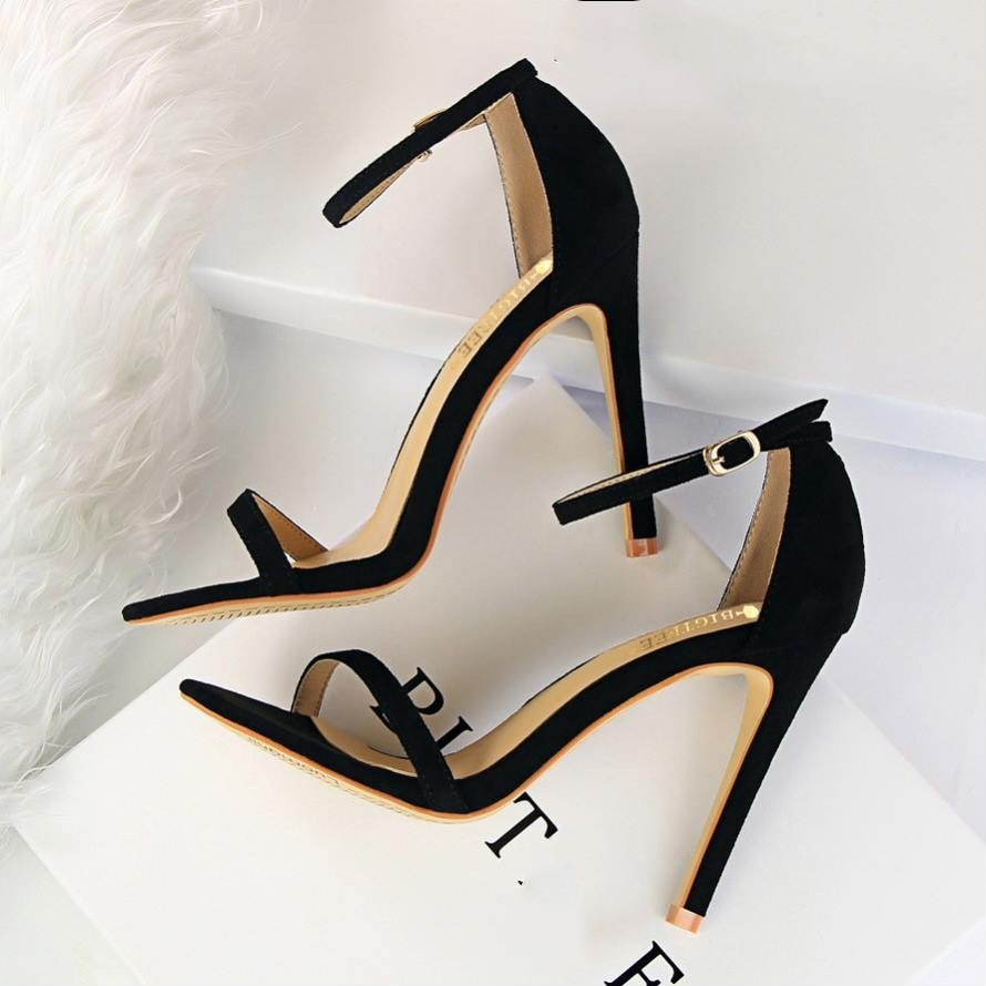 Women Open Toe Ankle Strap Stiletto Heel Dress Sandals Elegant Wedding Party Shoes Pumps High Heel 10cm 8cm Women Open Toe Ankle Strap Stiletto Heel Dress Sandals Elegant Wedding Party Shoes Pumps High Heel 10cm 8cm