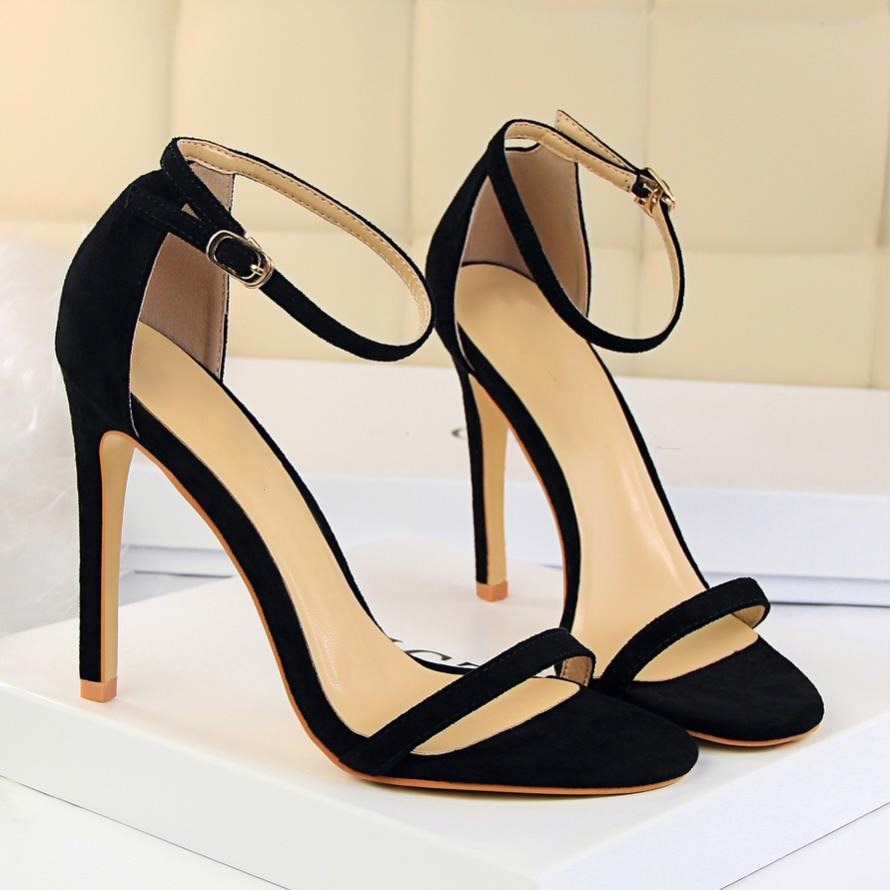 Women Open Toe Ankle Strap Stiletto Heel Dress Sandals Elegant Wedding Party Shoes Pumps High Heel 10cm 8cm Women Open Toe Ankle Strap Stiletto Heel Dress Sandals Elegant Wedding Party Shoes Pumps High Heel 10cm 8cm