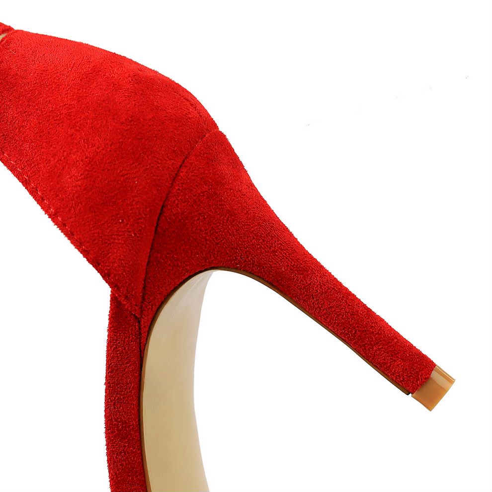 Women Open Toe Ankle Strap Stiletto Heel Dress Sandals Elegant Wedding Party Shoes Pumps High Heel 10cm 8cm