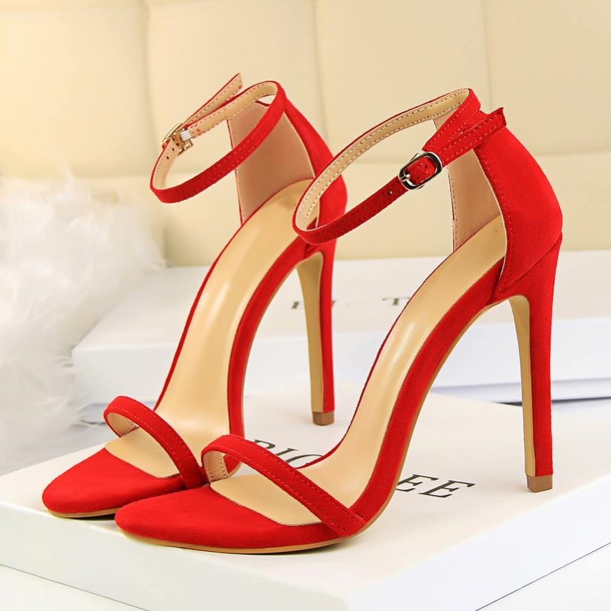 Women Open Toe Ankle Strap Stiletto Heel Dress Sandals Elegant Wedding Party Shoes Pumps High Heel 10cm 8cm Women Open Toe Ankle Strap Stiletto Heel Dress Sandals Elegant Wedding Party Shoes Pumps High Heel 10cm 8cm